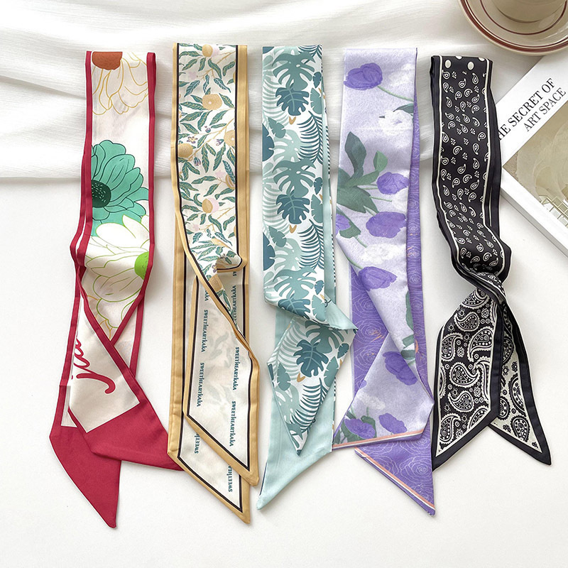 Scarf Silk Neck - New luxury Brand Model Small Silk
