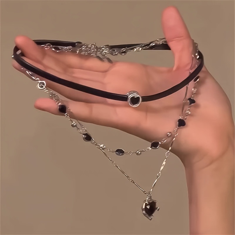Gothic Layered Heart-shaped Ne - огляд і ціна Formal Wear Jewelry For Women