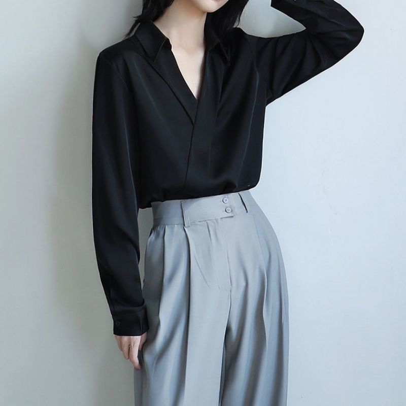 Gidyq Women Black Chiffon Shir - огляд і ціна Women'S Formal Wear Blouse