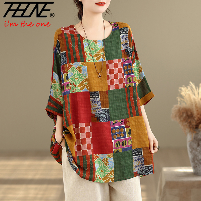 THHONE Women Shirts Print Loos - огляд і ціна Women'S Formal Wear Blouse