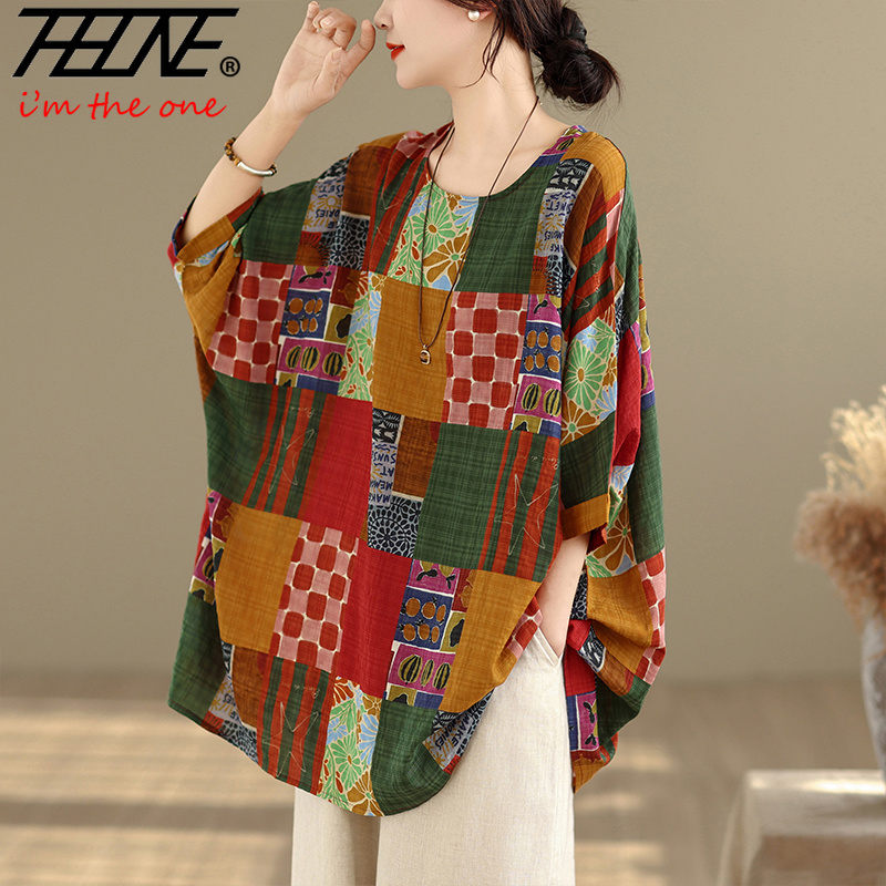 THHONE Women Shirts Print Loos - огляд і ціна Women'S Formal Wear Blouse