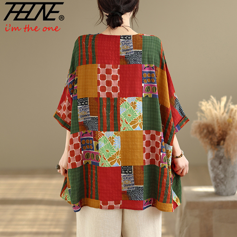 THHONE Women Shirts Print Loos - огляд і ціна Women'S Formal Wear Blouse