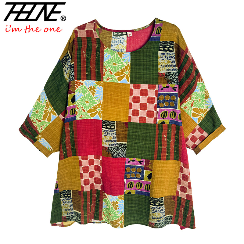 THHONE Women Shirts Print Loos - огляд і ціна Women'S Formal Wear Blouse