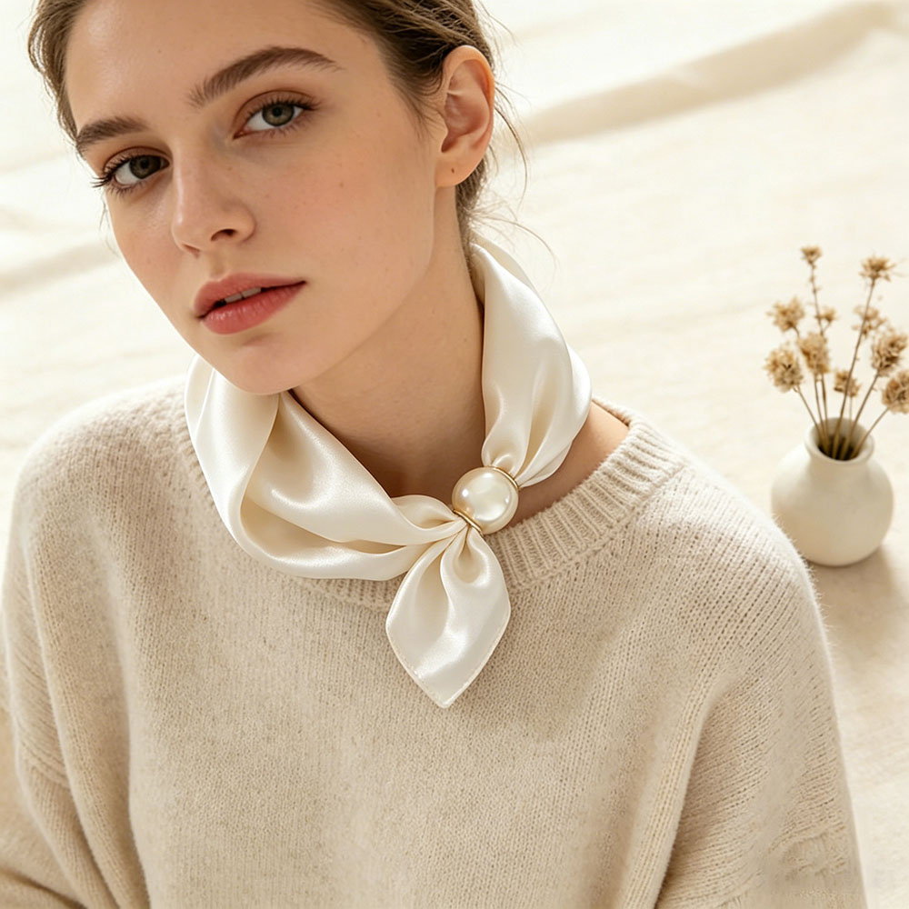 Scarf Chain Silk Lazy Magnetic - огляд і ціна Scarf Silk Neck