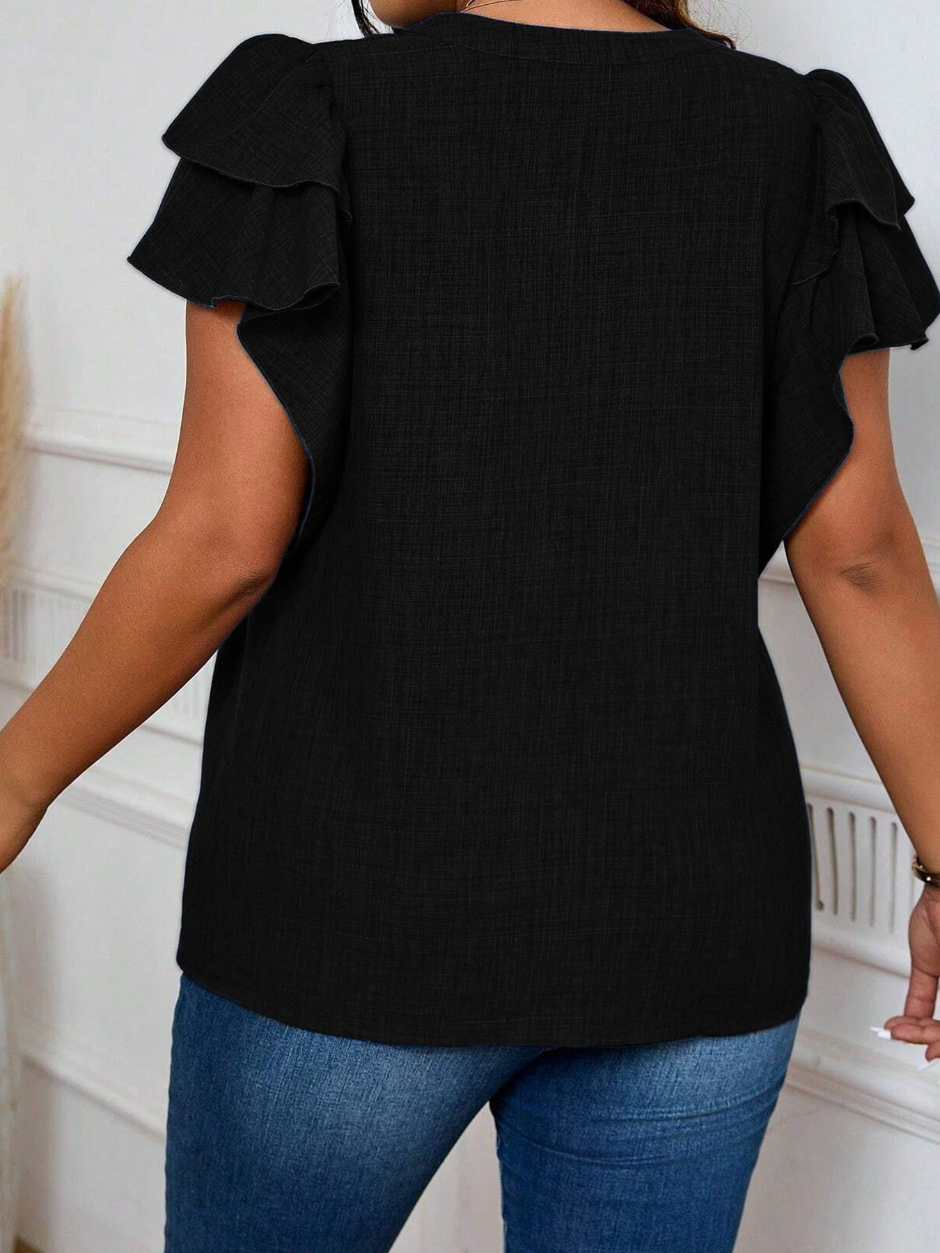 Women's Plus-Size Elegant Tier - огляд і ціна Women'S Formal Wear Blouse