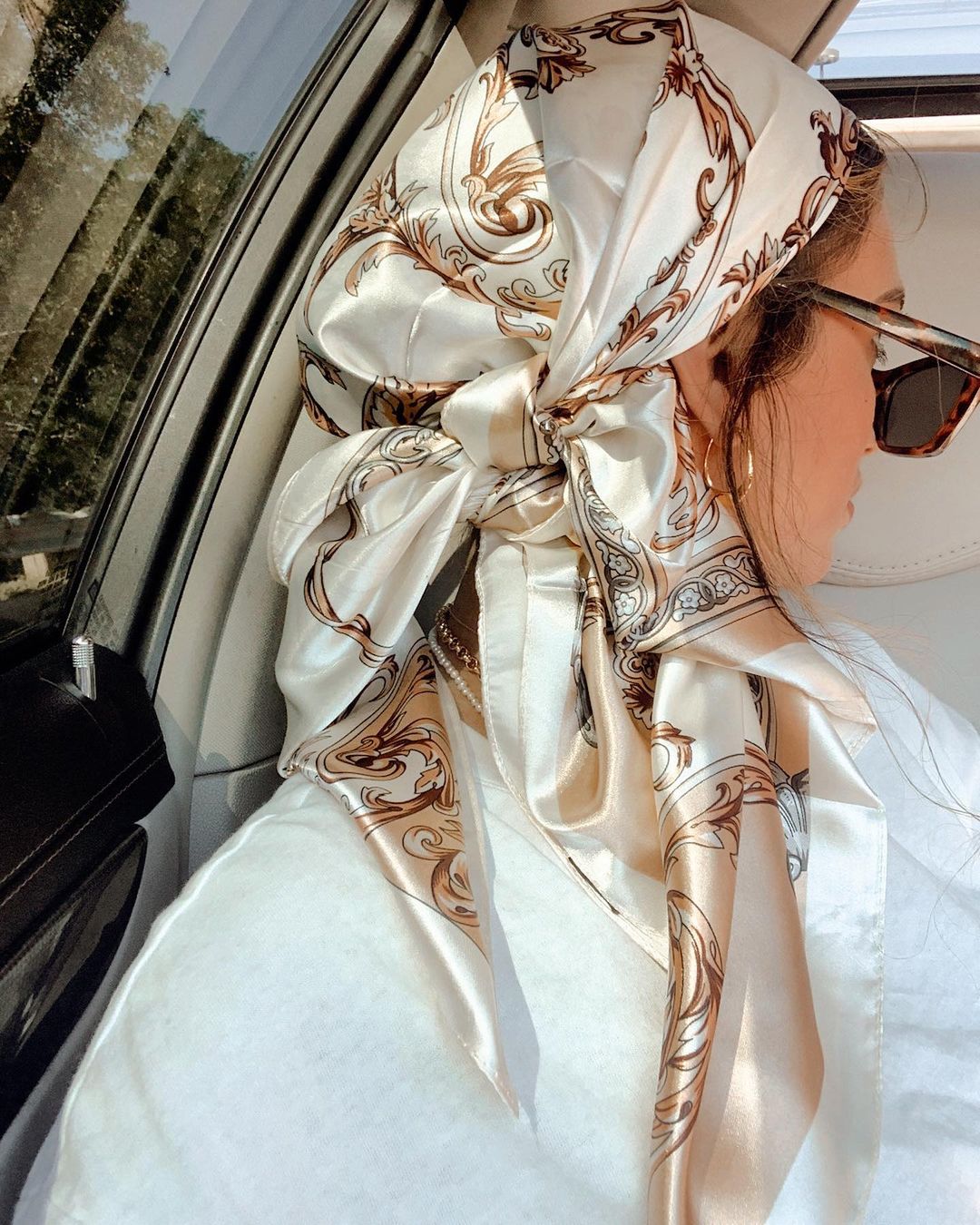 Satin Square Scarf Women Musli - огляд і ціна Scarf Silk Neck