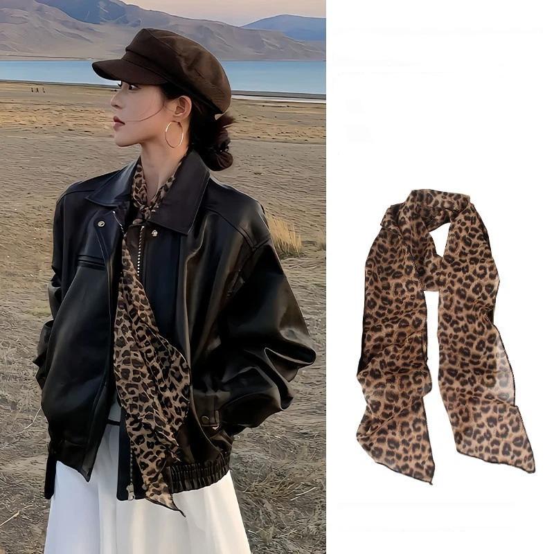 Polka Dot Floral Print Silk Sc - огляд і ціна Scarf Silk Neck
