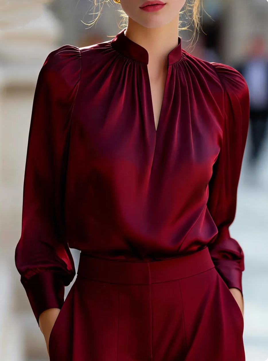 Women Formal Satin Shirt Manda - огляд і ціна Women'S Formal Wear Blouse