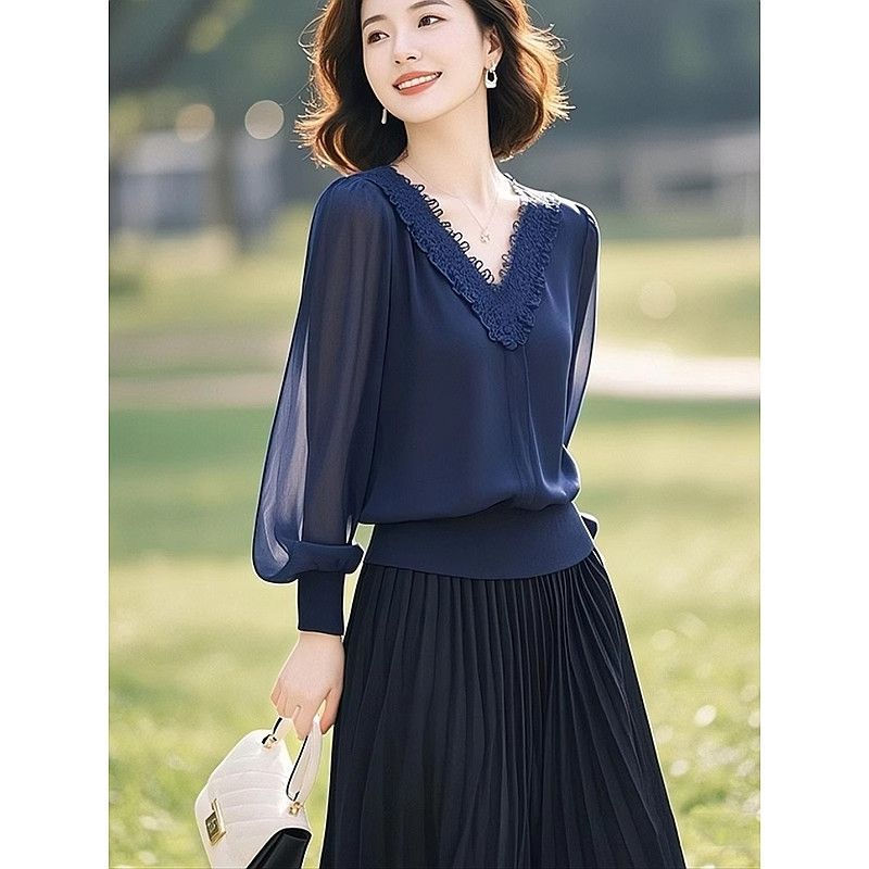 Spring Autumn Office Lady Lace - огляд і ціна Women'S Formal Wear Blouse