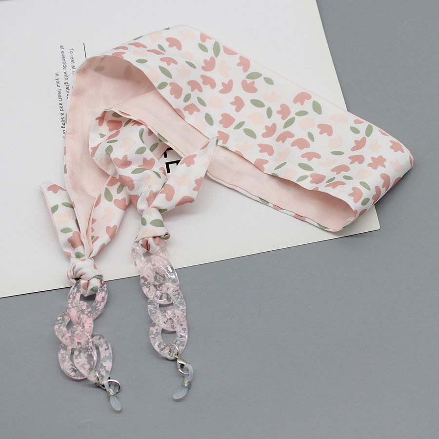 Bohemia Print Silk Scarf Glass - огляд і ціна Scarf Silk Neck
