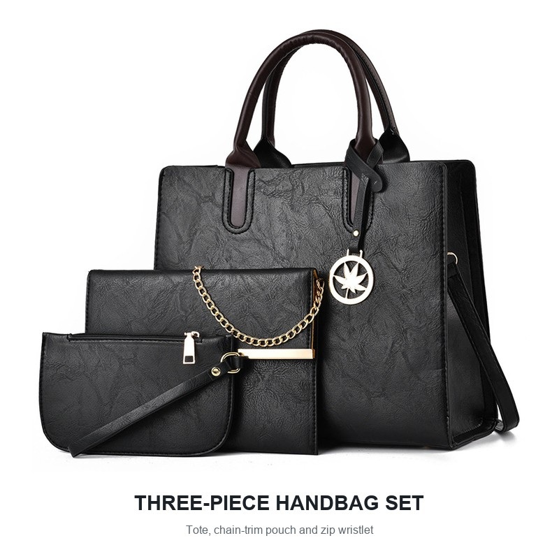 Women's 3 Piece Handbag Set La - огляд і ціна Shoulder Bag Structured
