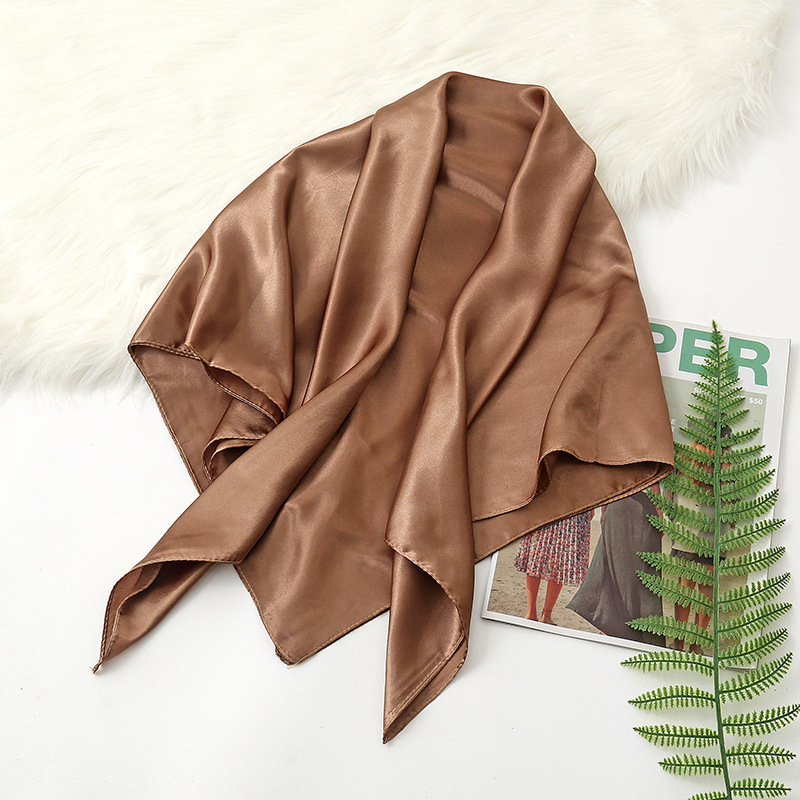 90cm Solid Colors Neckerchief  - огляд і ціна Scarf Silk Neck